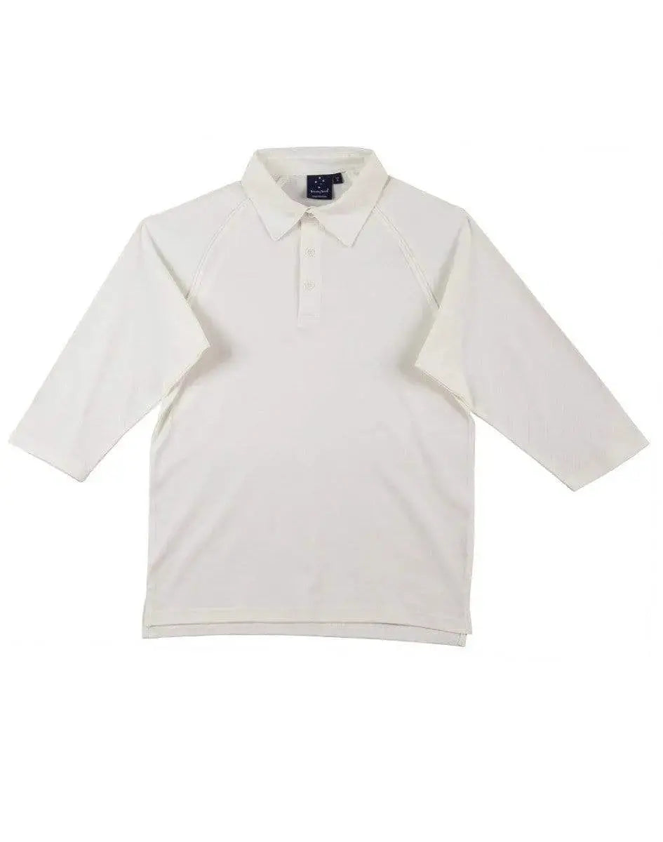 Winning Spirit Cricket Polo 3/4 Sleeve Men's Ps29q Metro Workwear.